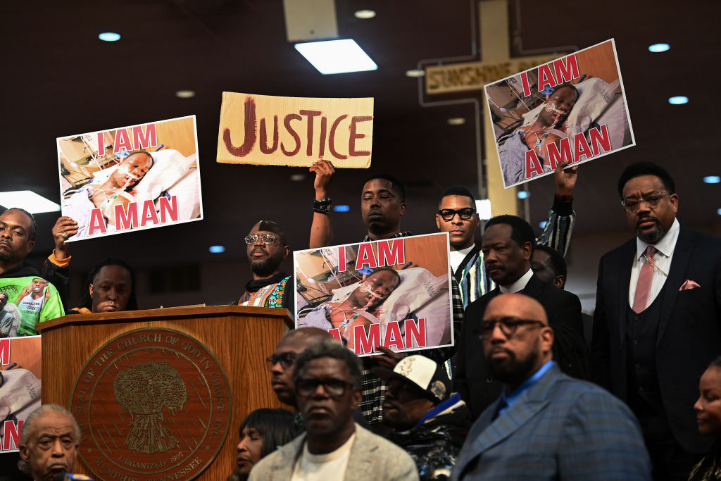 Tyre Nichols' Family Attend A News Conference In Memphis, Tennessee
