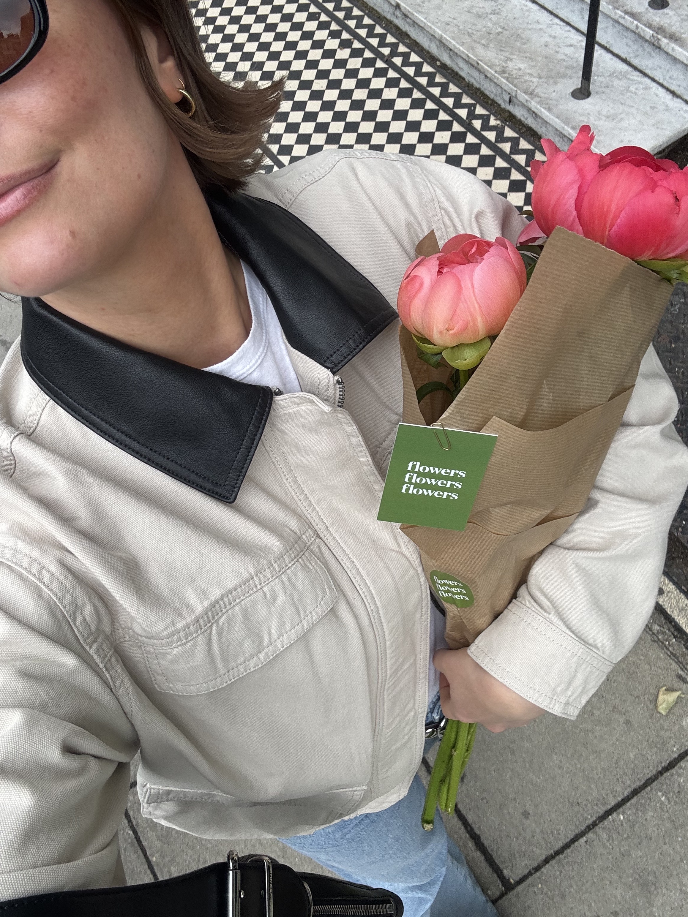 Sophie Robyn Watson wears a cotton canvas jacket.