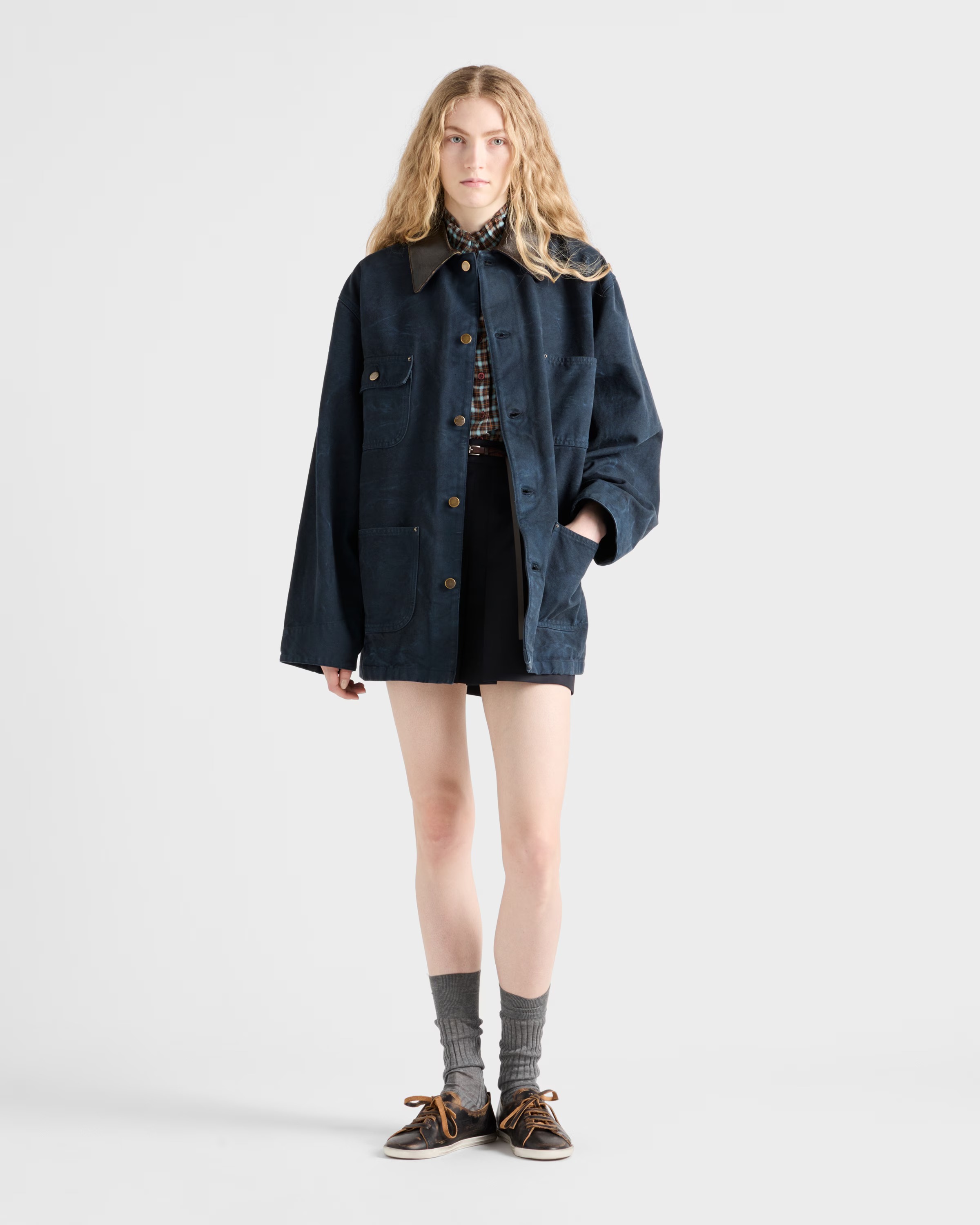 PRADA, Canvas work jacket