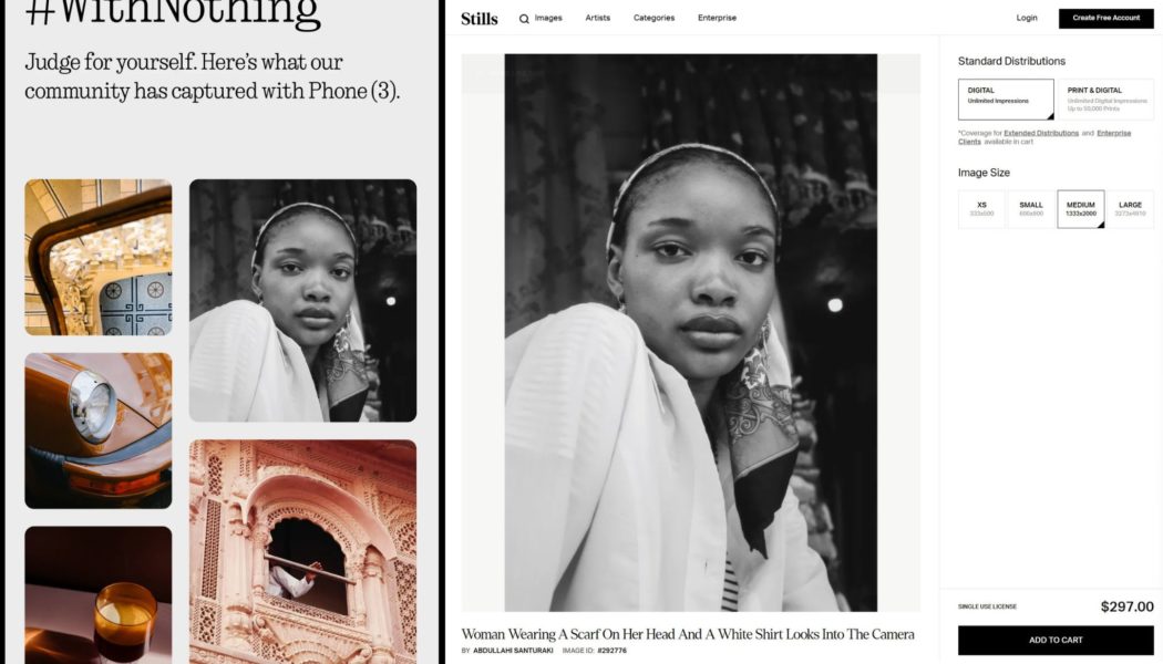 Nothing busted using professional photos as Phone 3 samples