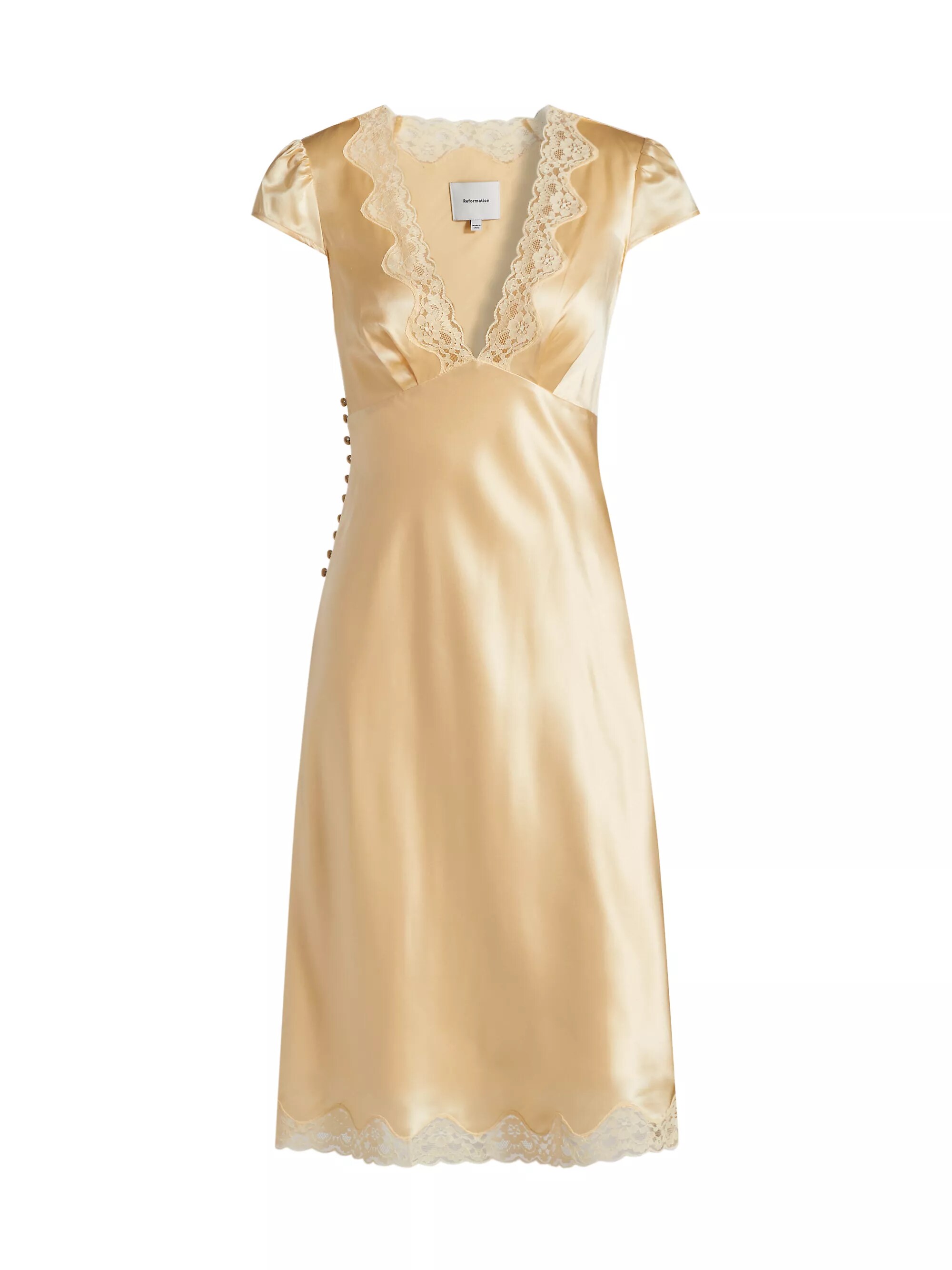 Florence Silk Midi-Dress