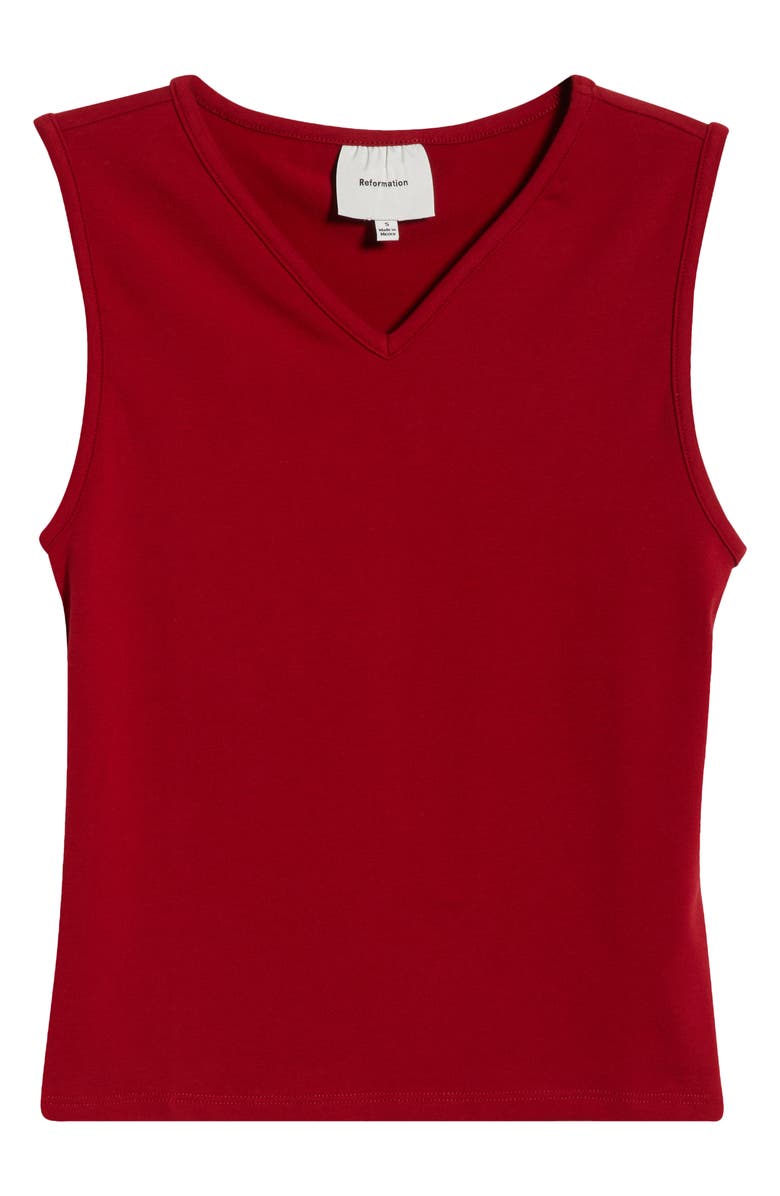 Wren Cotton V-Neck Tank