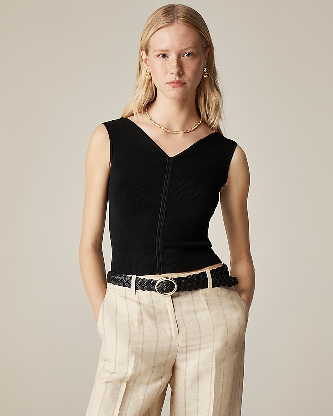 Off-The-Shoulder Shell Tank Top