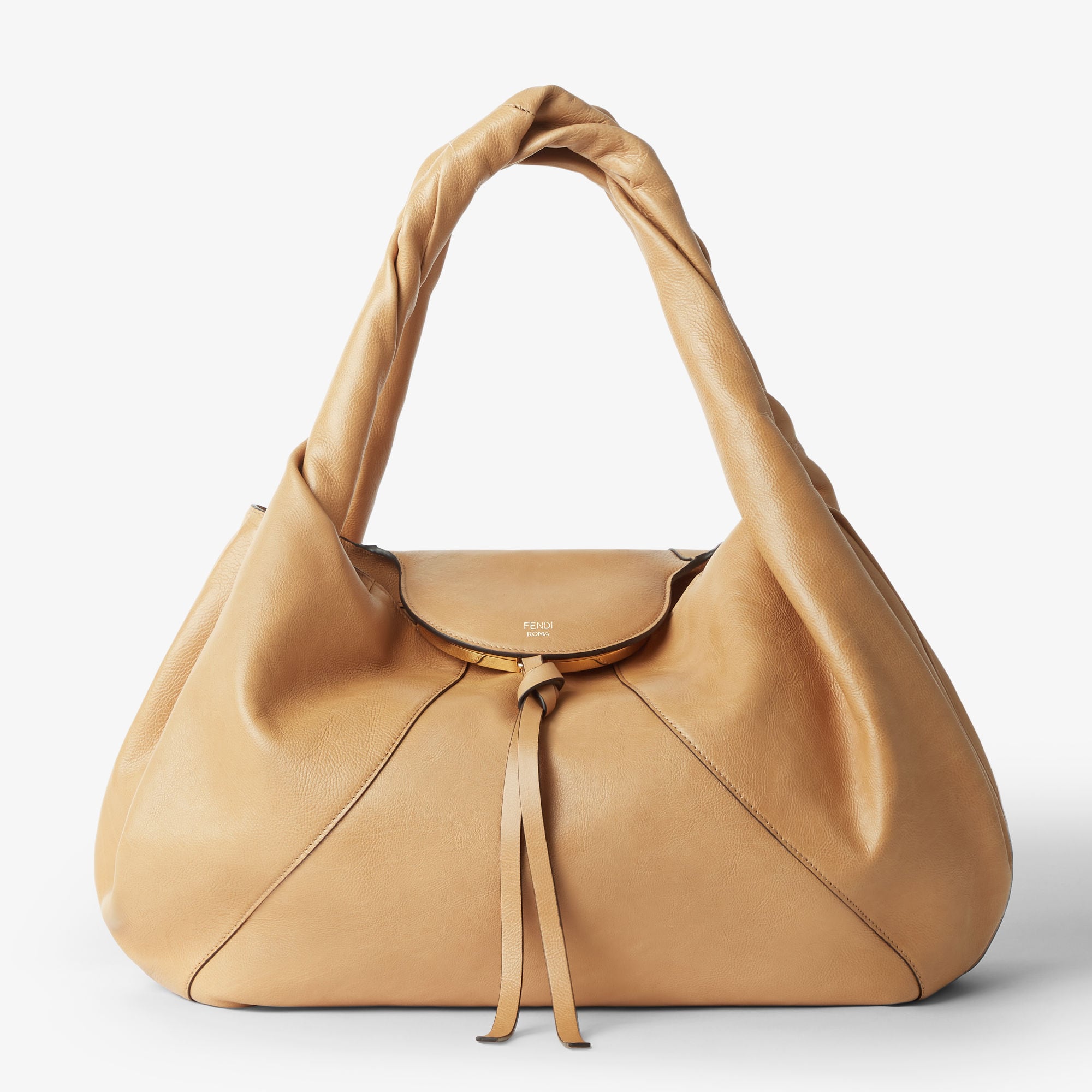 Fendi Spybeige Leather Bag