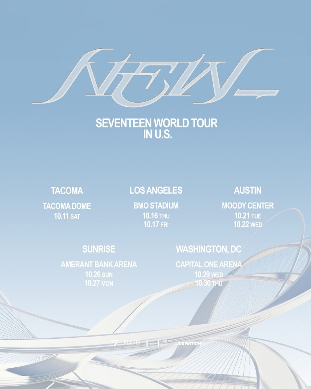 SEVENTEEN NEW 2025 US Tour Fall October North American Tour How to get tickets how to buy tickets tour dates