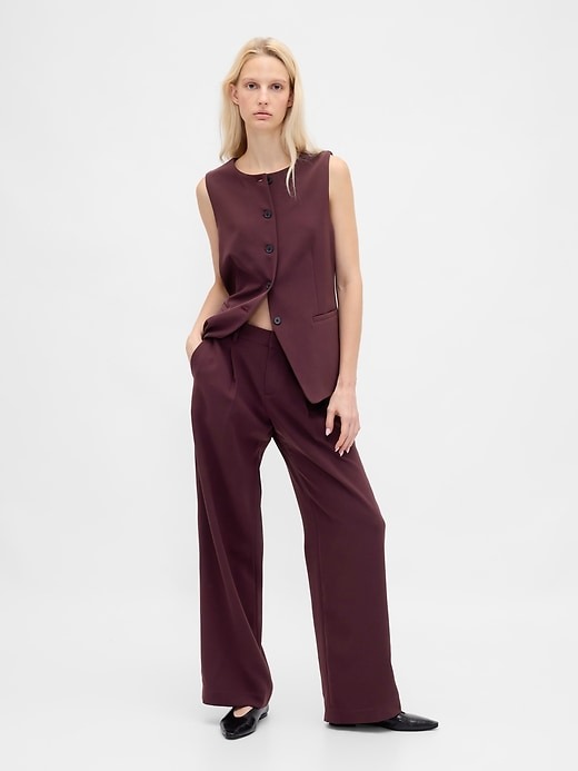Gap, 365 Low Rise Pleated Wide-Leg Trousers