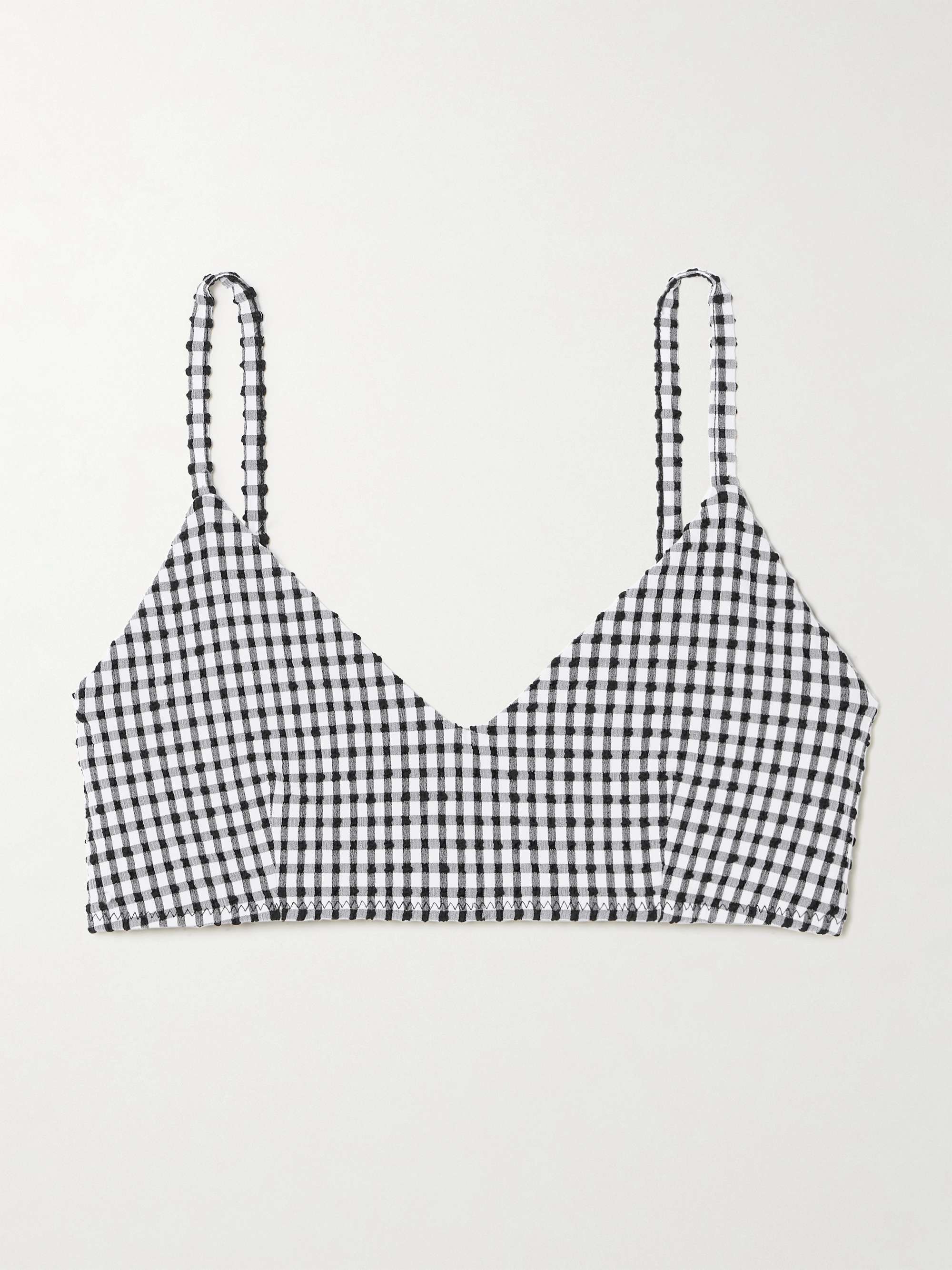 Gingham Seersucker Bralette