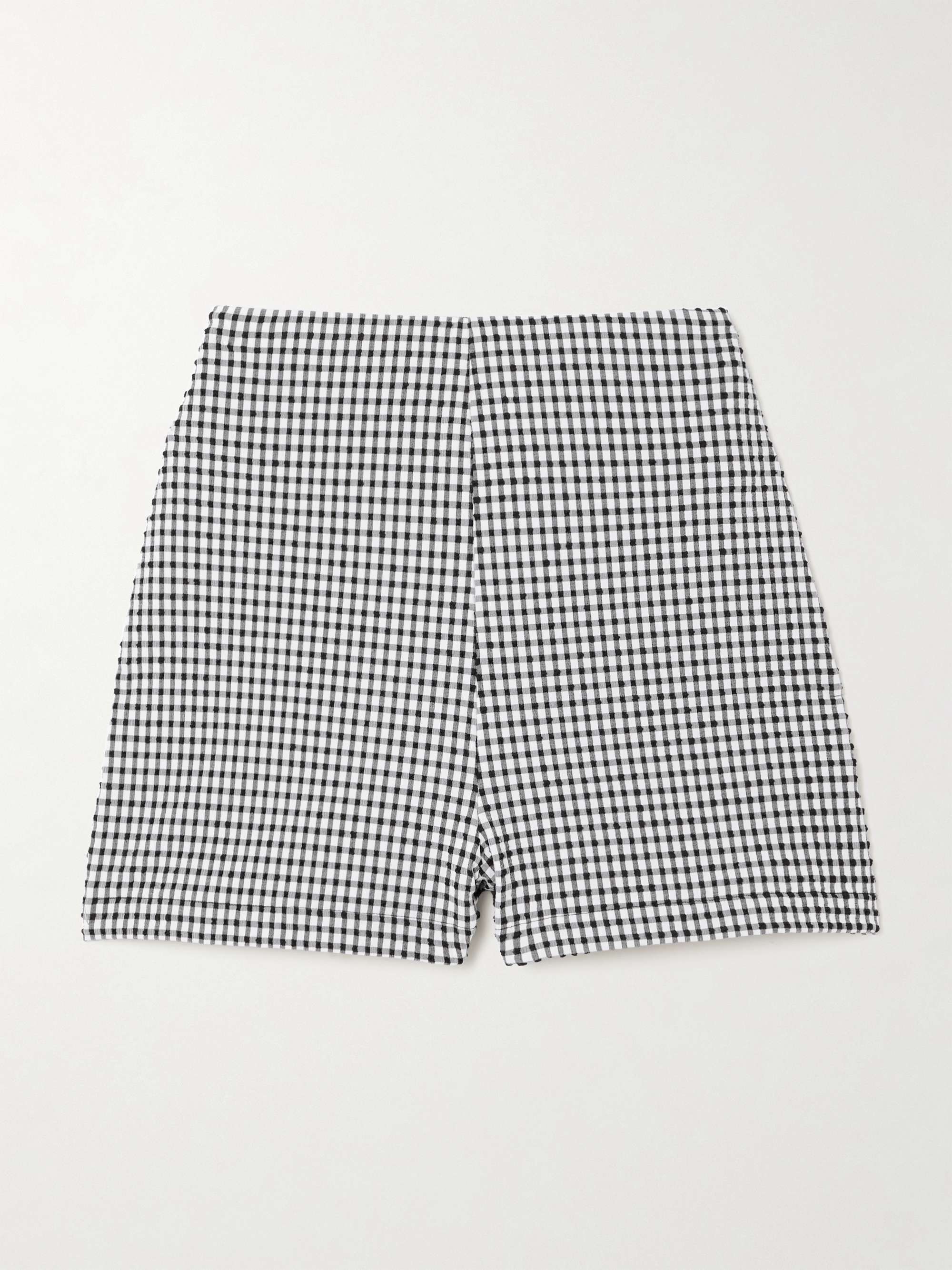 Gingham Seersucker Shorts