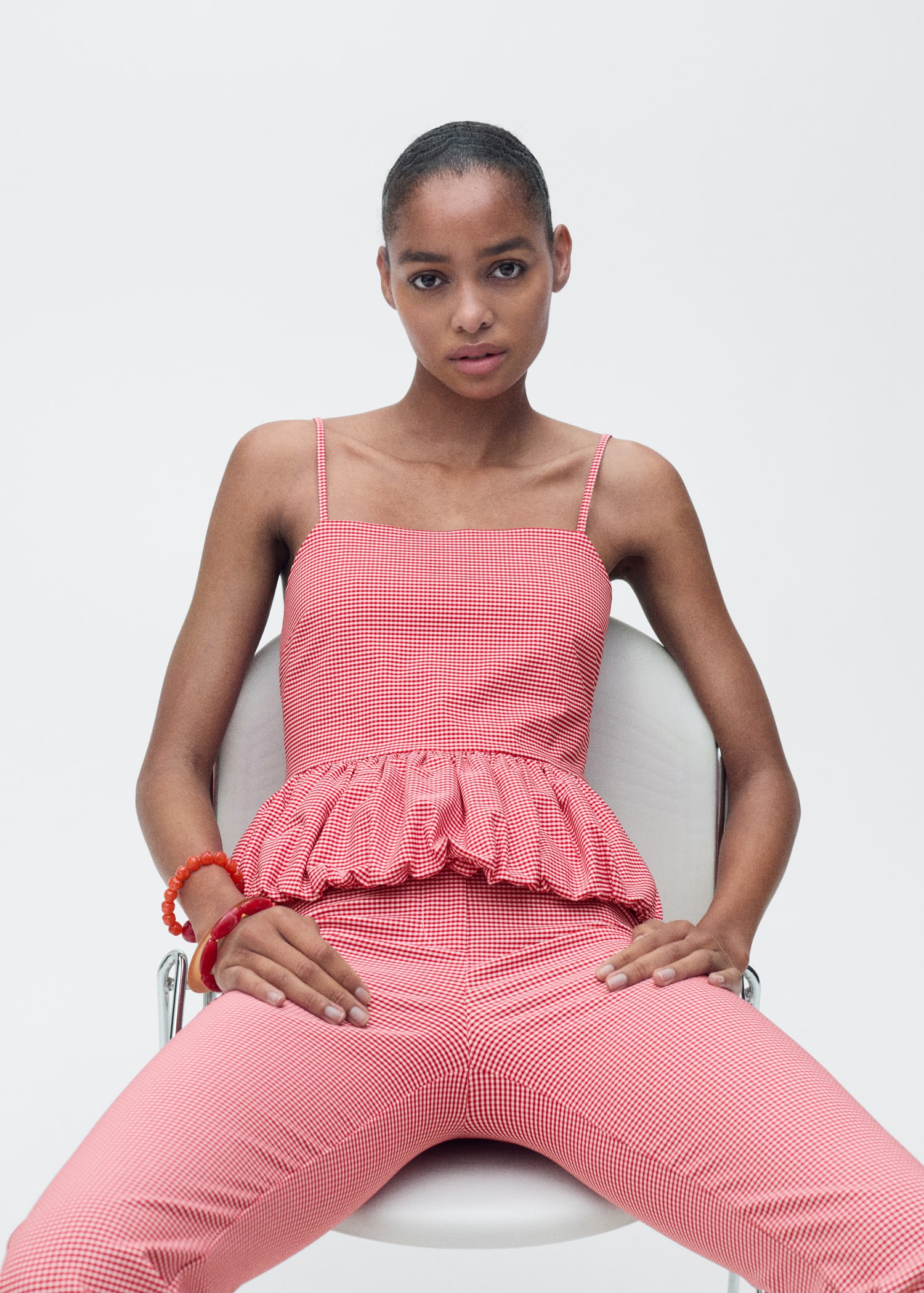 Vichy Top - Women | Mango Usa