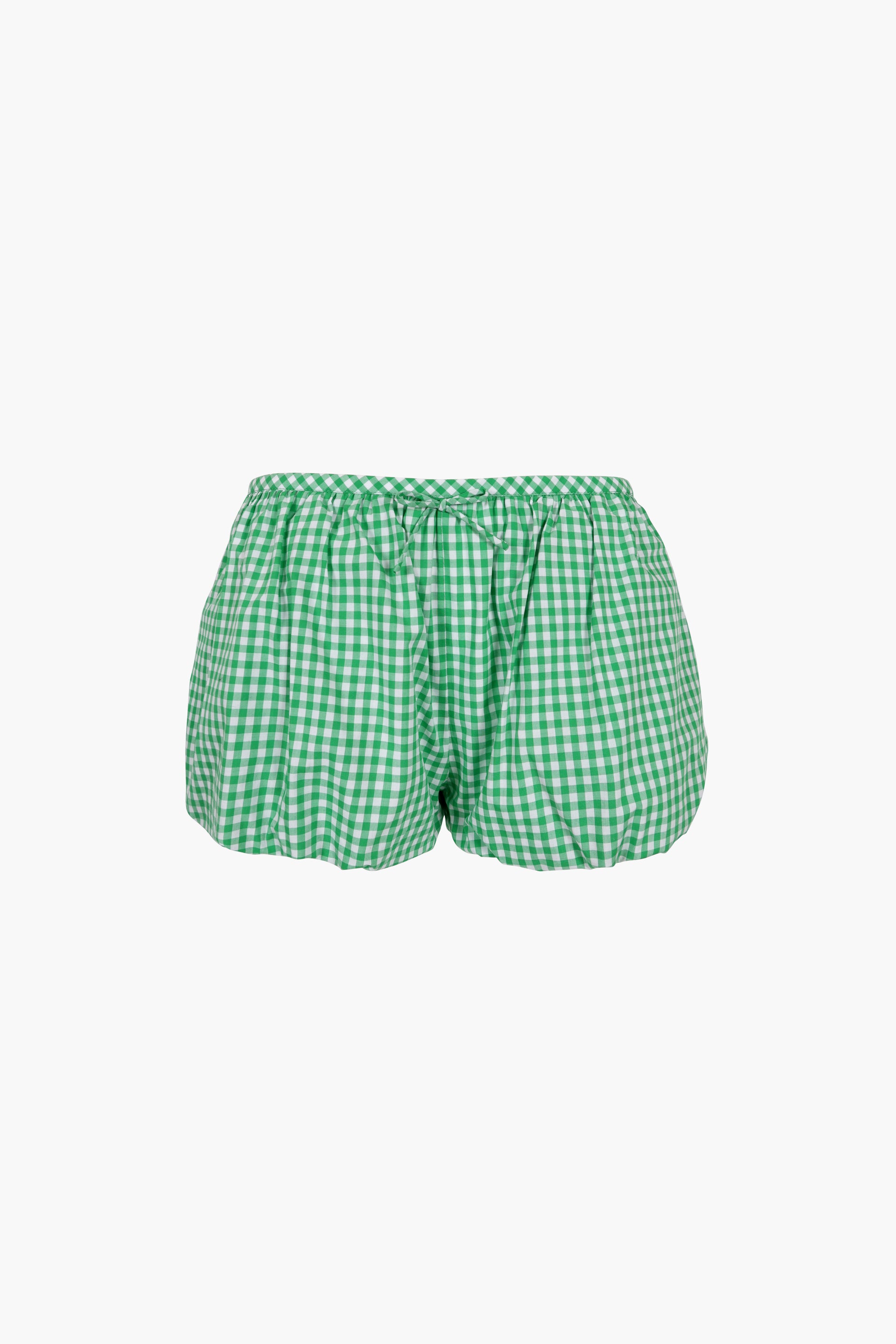 Kayo Shorts in Green Gingham
