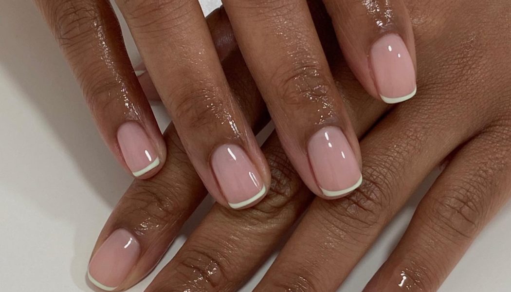The Glass French Manicure Is Making Moves to Become the Most Elegant Nail Trend of All Time