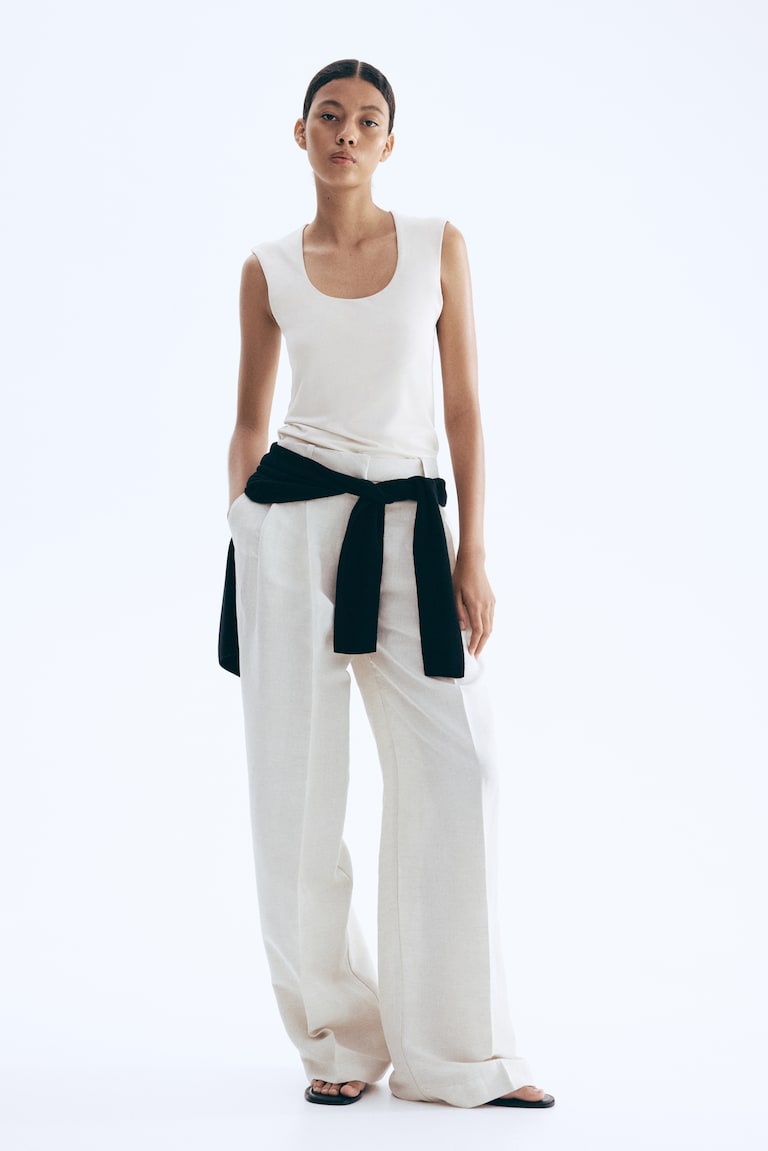 Microfiber Sleeveless Top