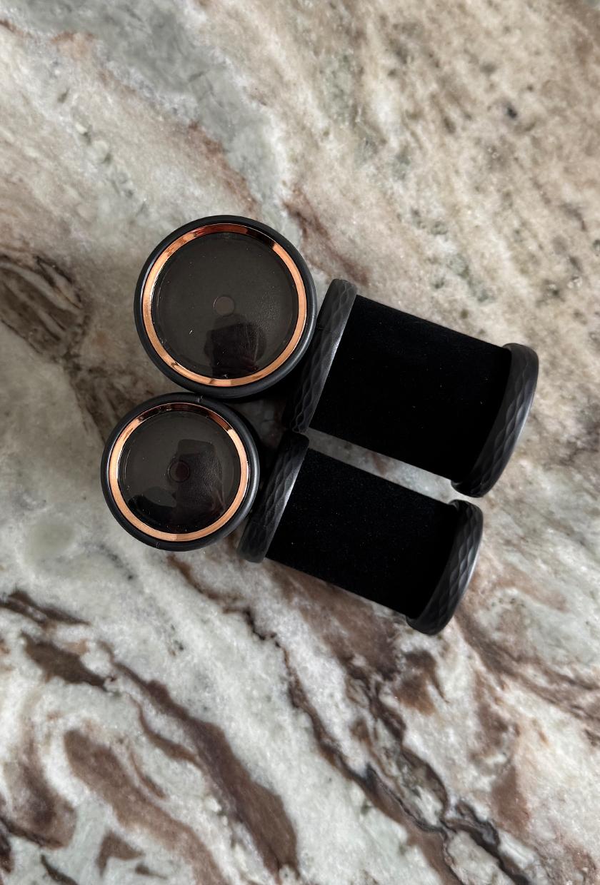 A close up of the T3 hair roller sizes