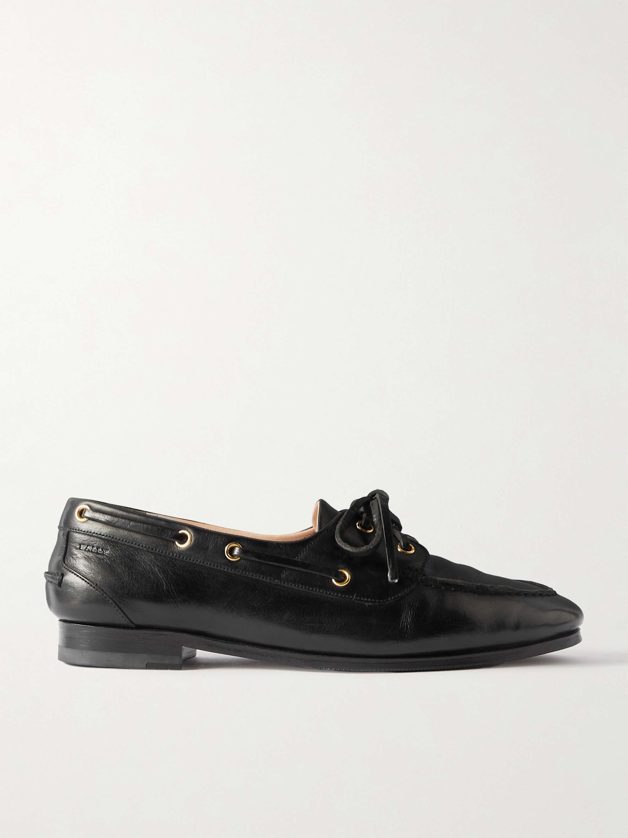 Pathy Leather Boat Shoes