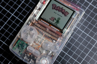 This see-thru Game Boy is a work of art — because she designed a transparent circuit board