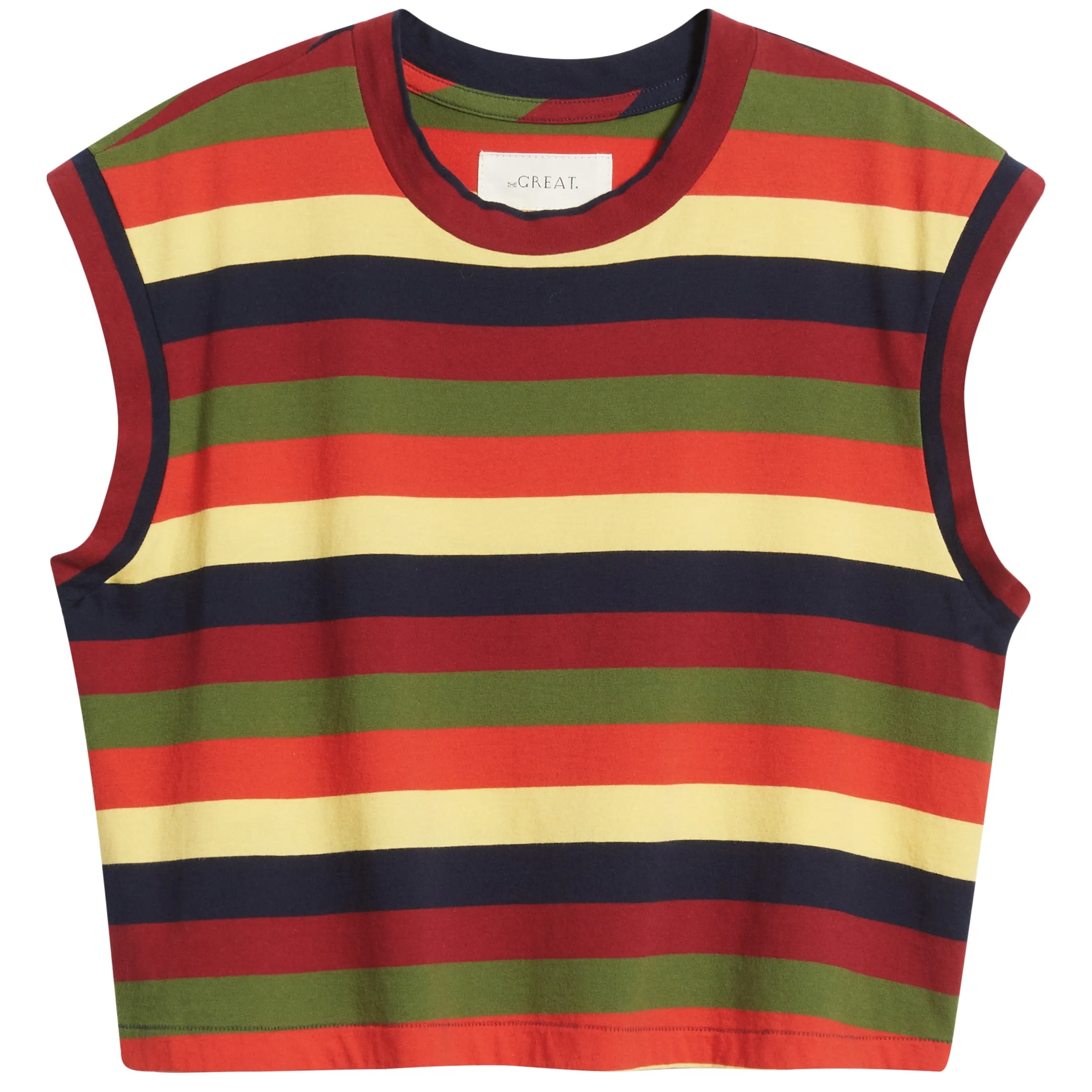 The Great striped tank tee