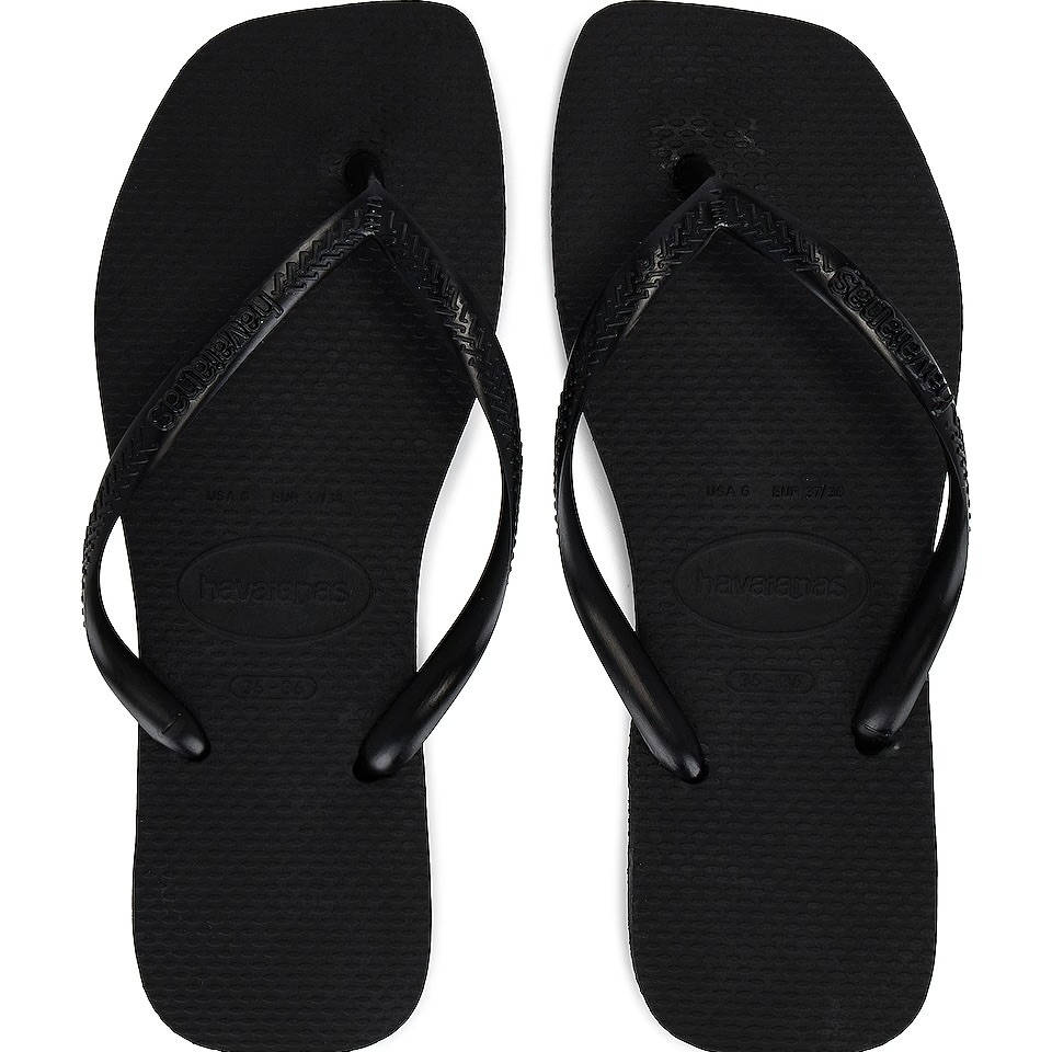 square toed havianas flip flops