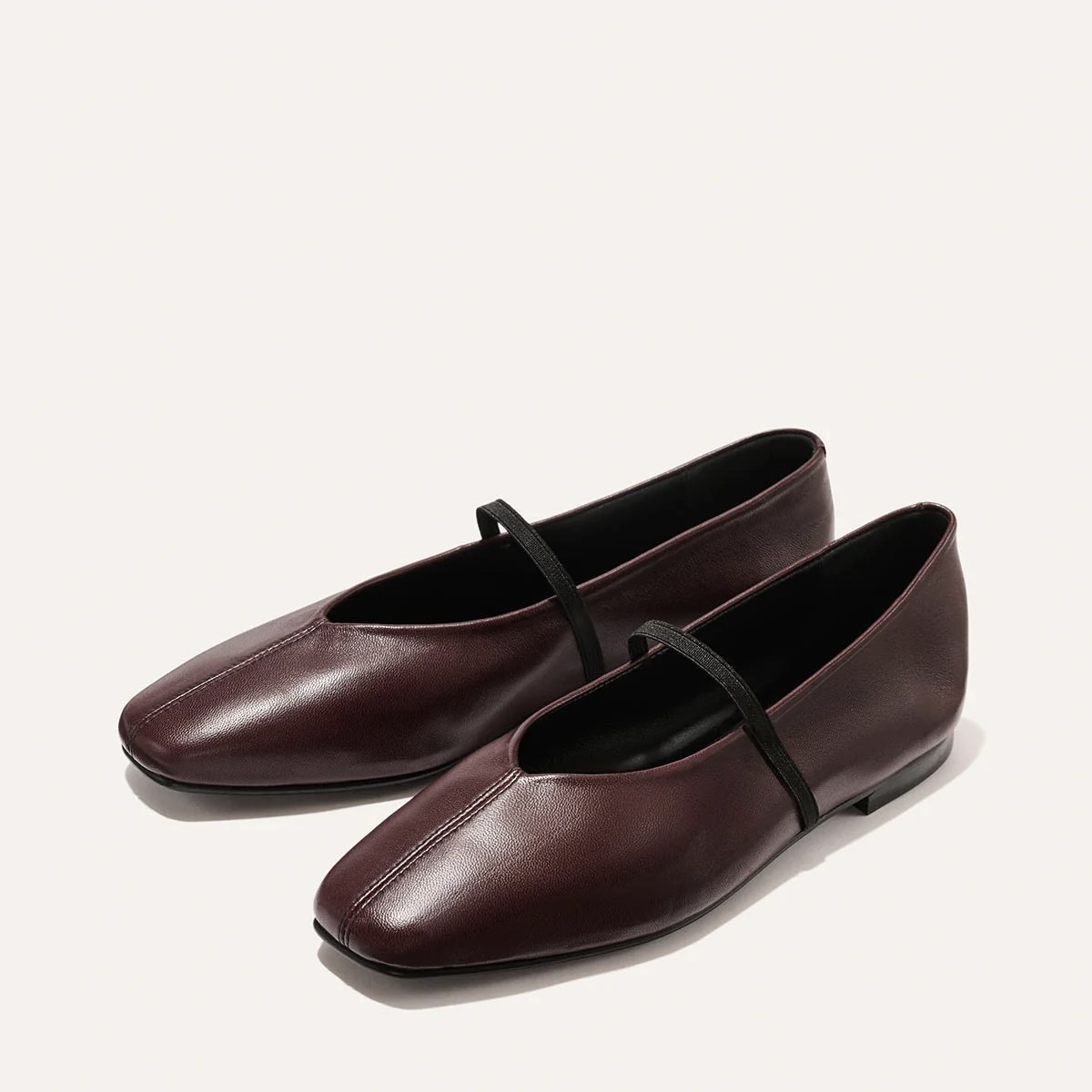 Margaux burgundy flats