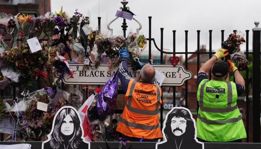 Tributes Left at Ozzy's Memorial to Be Scattered at His Grave in Birmingham