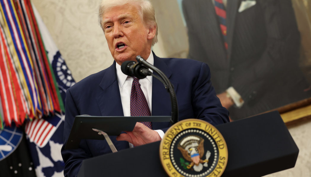 Trump threatens 100 percent tariff on computer chips with a gigantic loophole