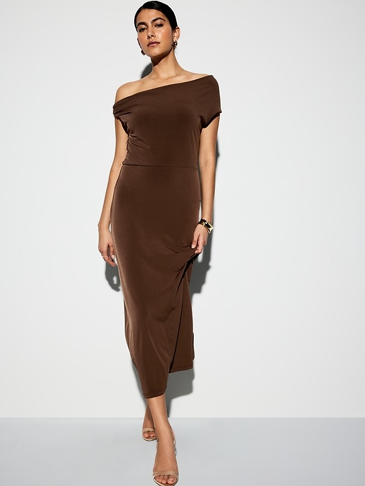 The Occasion by Old Navy One-Shoulder Midi Dress