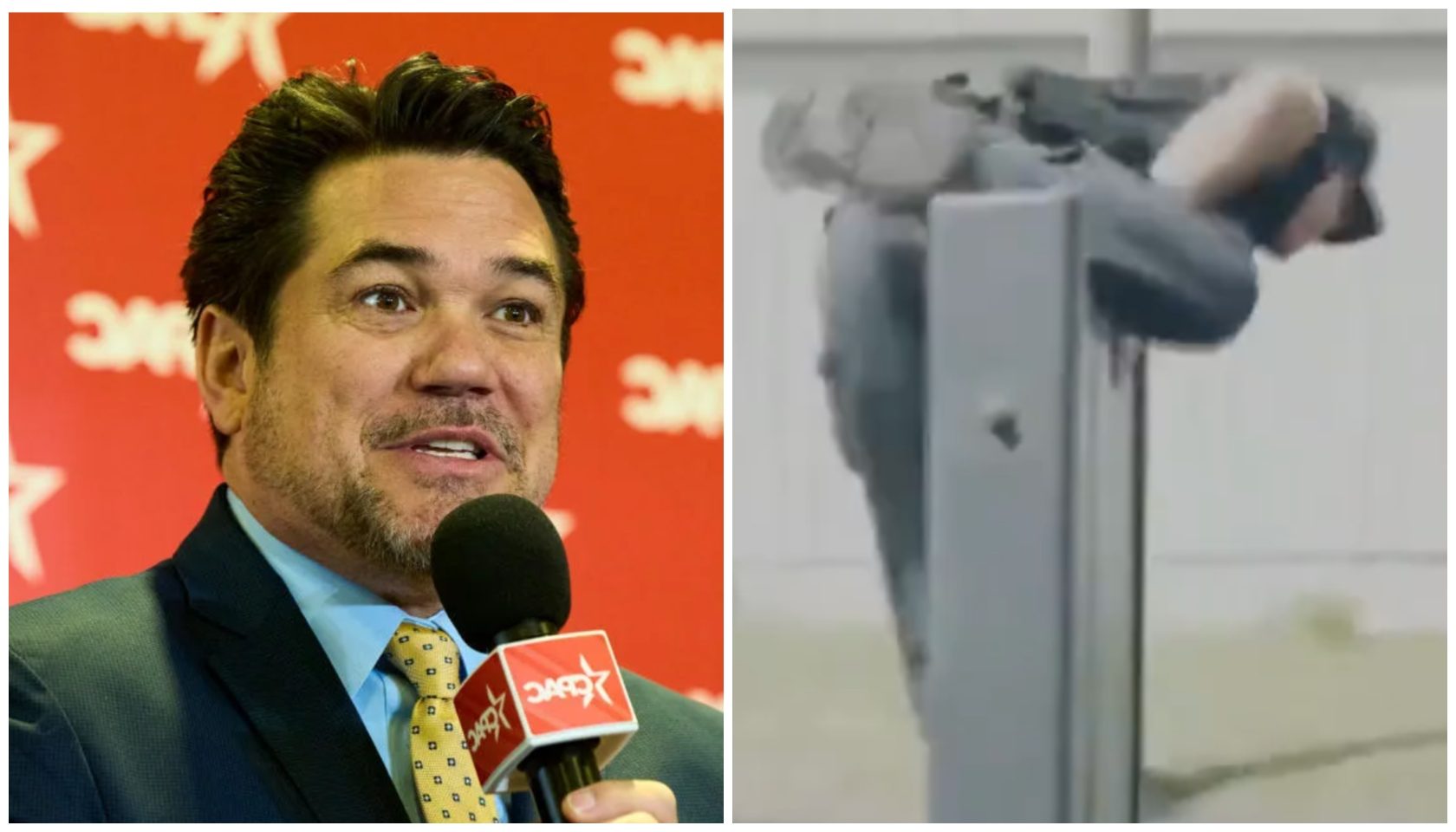 Dean Cain Struggles Through ICE Obstacle Course, X Fries Him