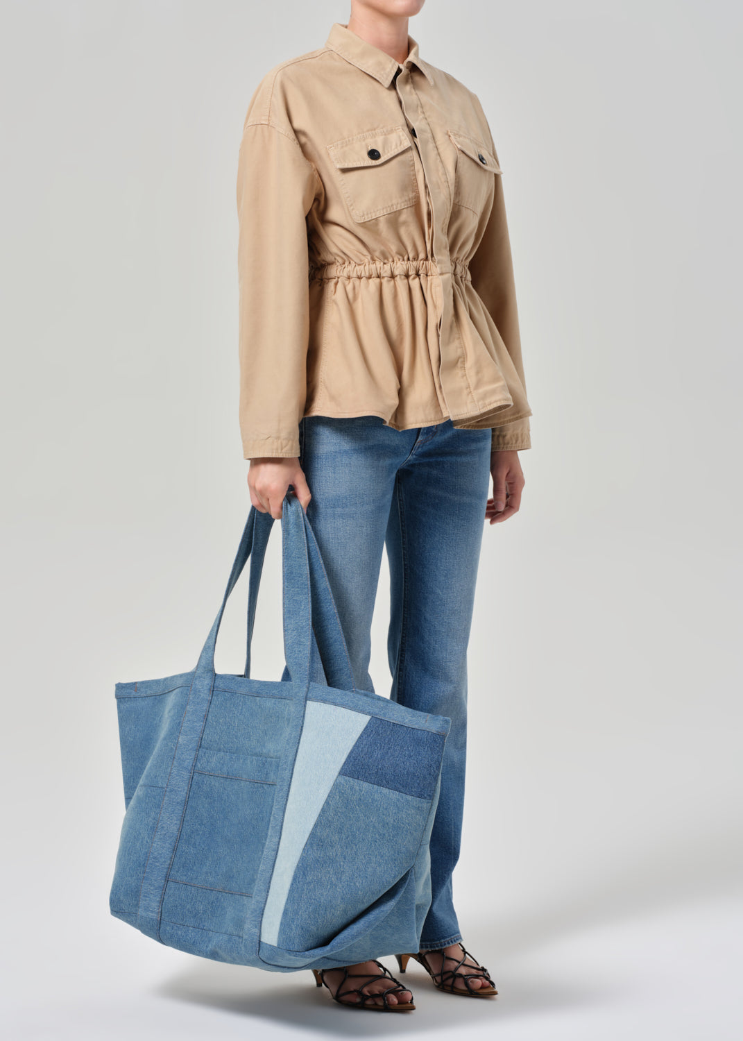 Farmstand Patchwork Tote in Intrigue - Intrigue