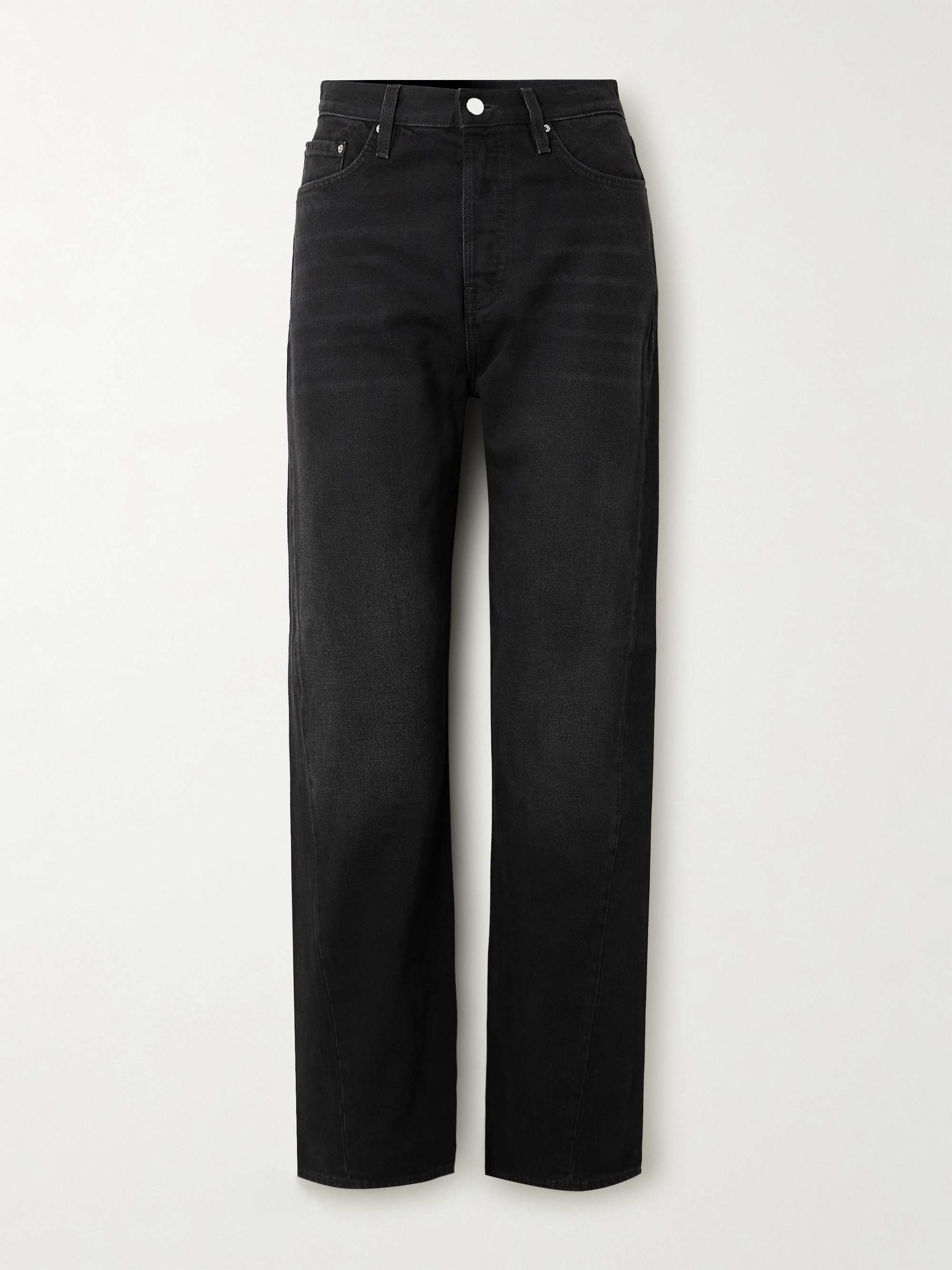 Mid-Rise Straight-Leg Organic Jeans