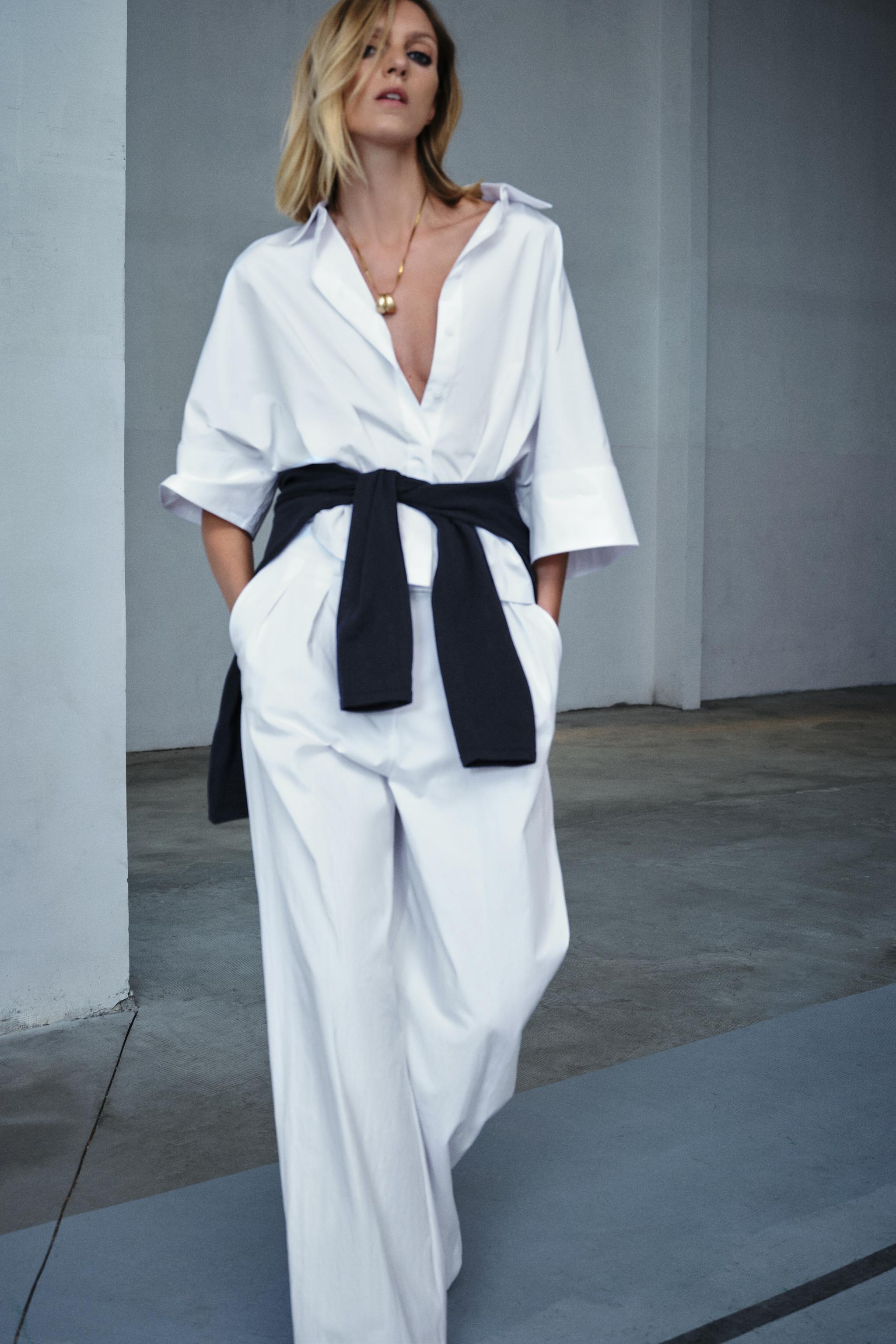 Zw Collection Poplin Shirt