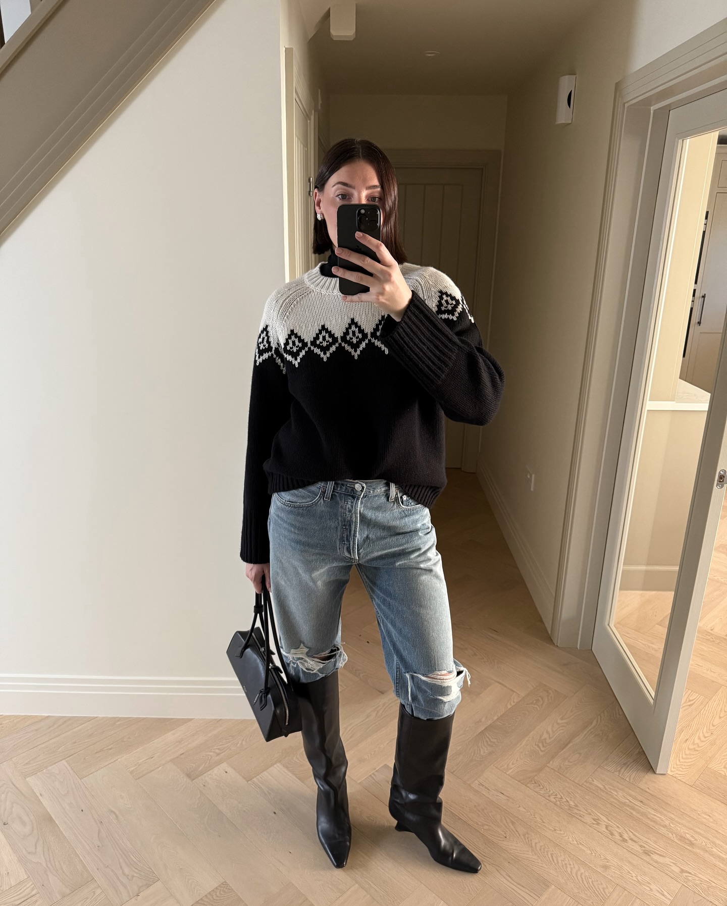 Stylish women wearing outfits with boots