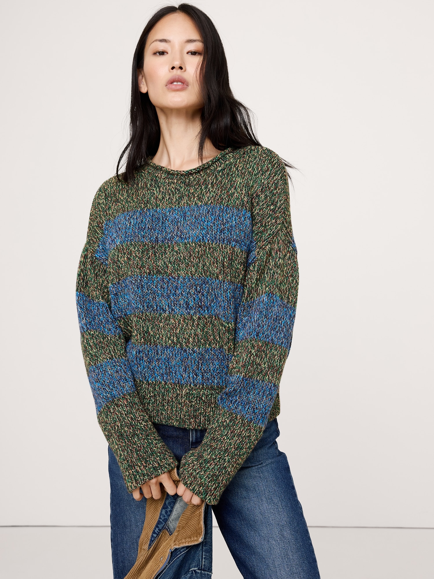 Cotton Roll-Neck Sweater