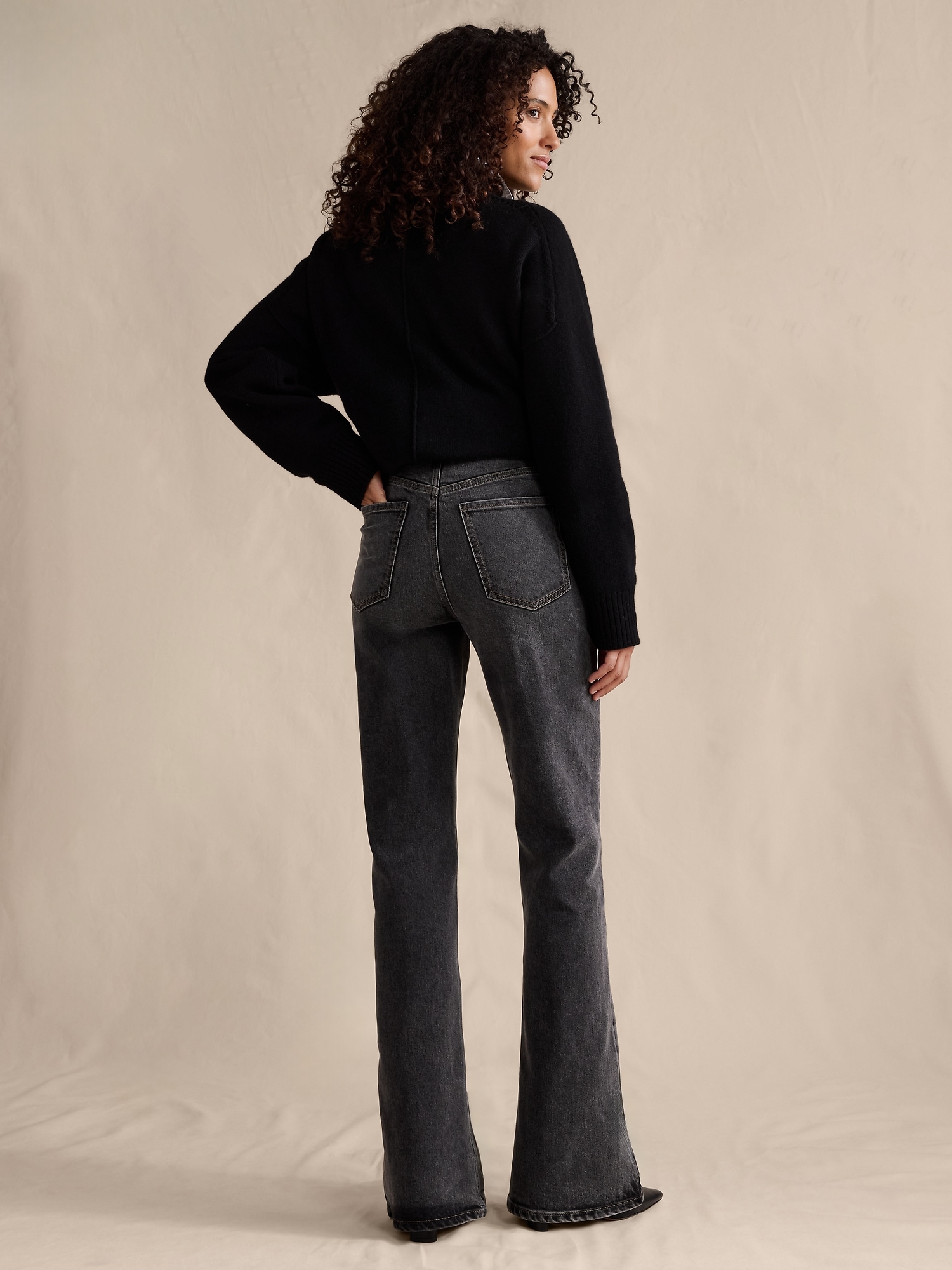 High-Rise Bootcut Jean