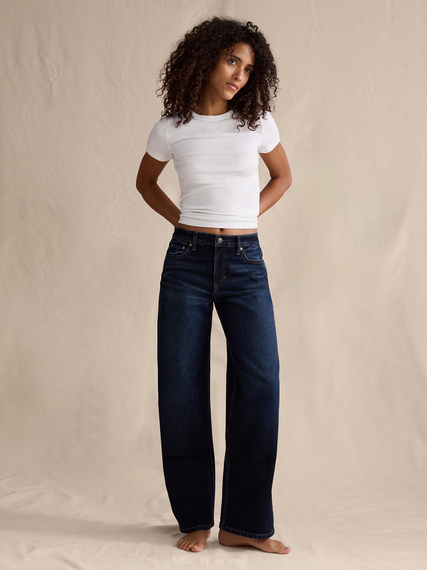 Mid-Rise 90s Loose Jean