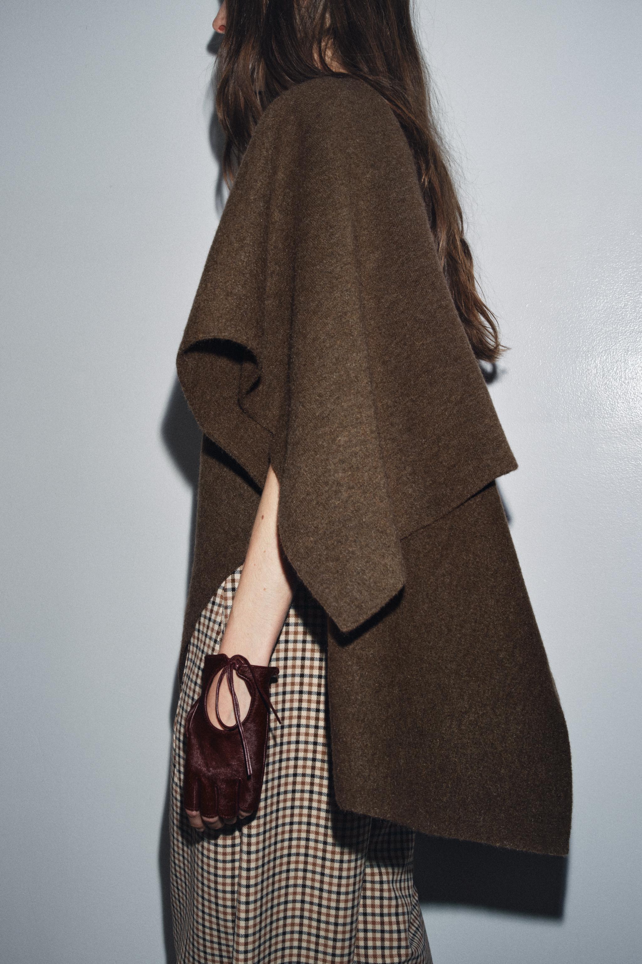 Faux Fur Leather Mitten Gloves