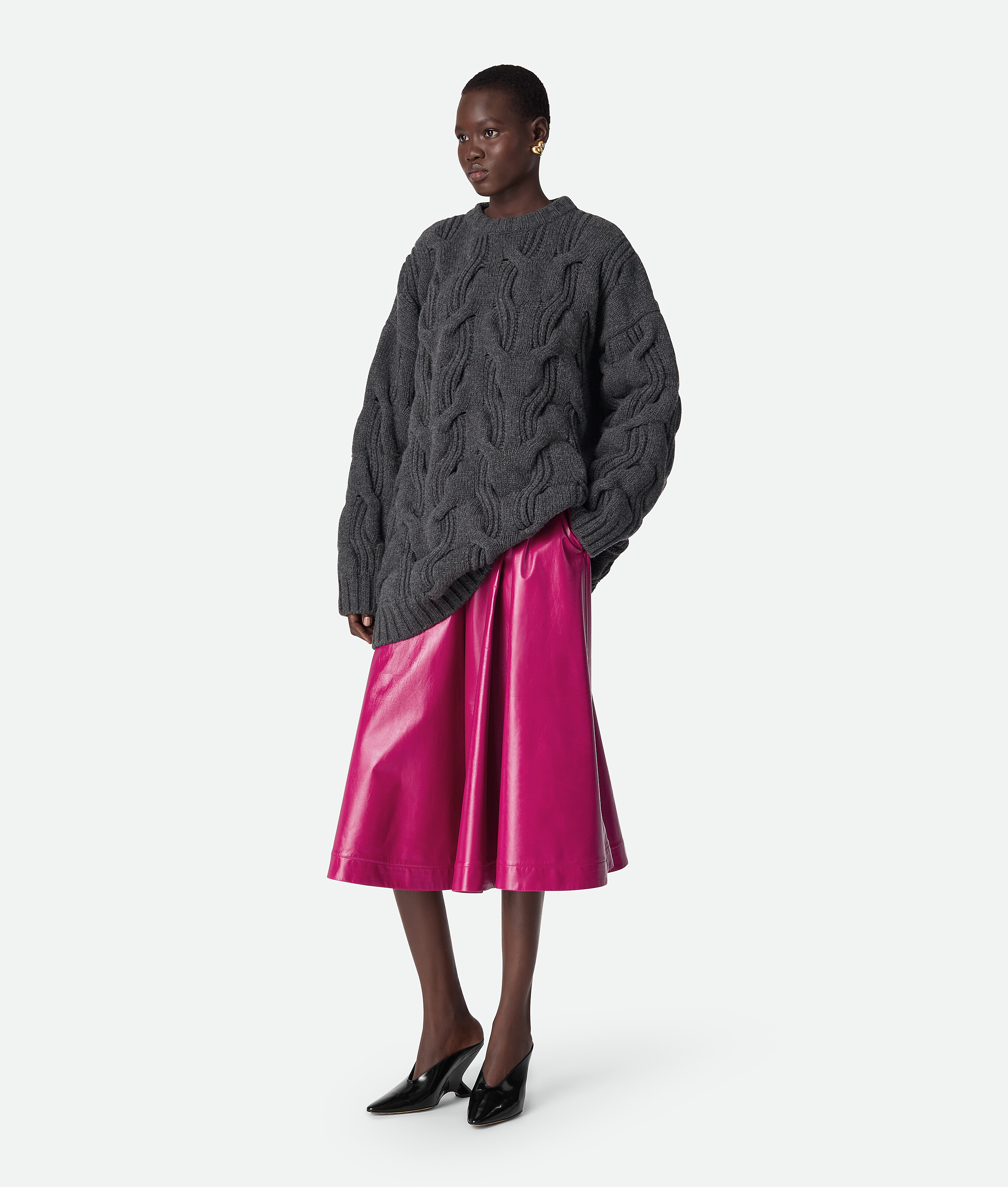 Women&#039;s Wool Jumper in Anthracite