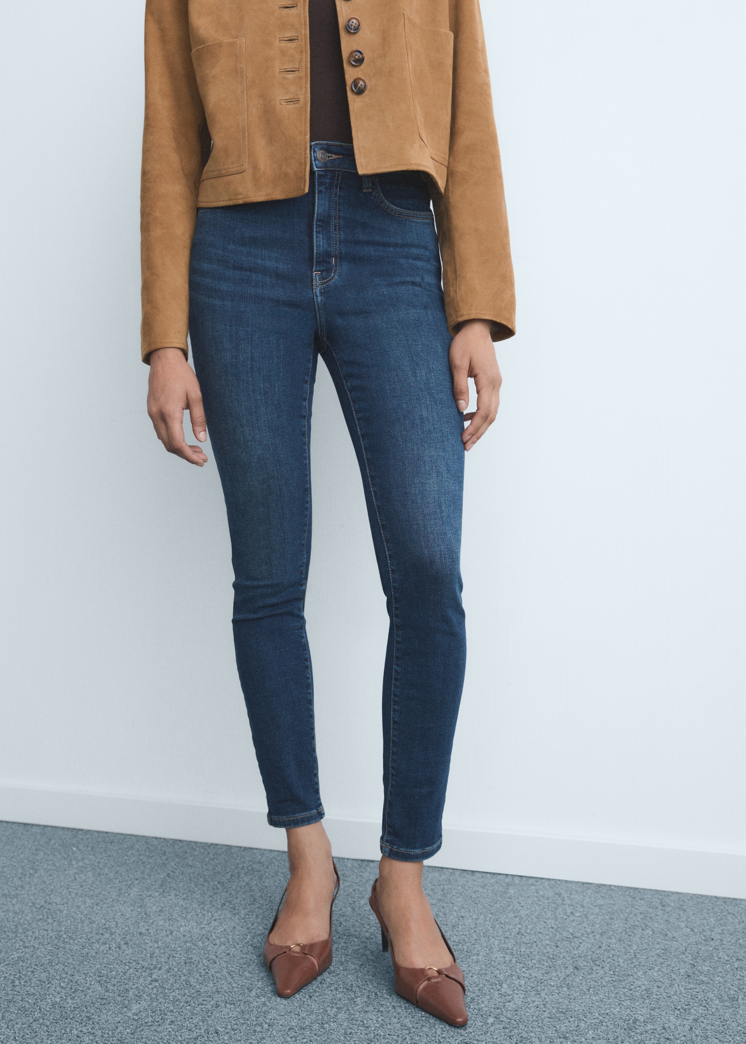 High-Rise Skinny Jeans - Women | Mango United Kingdom