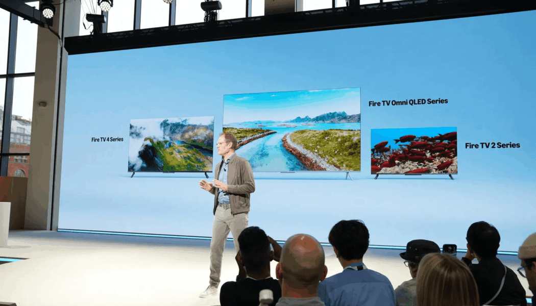 Amazon debuts its latest Fire TVs, including a new Omni QLED model