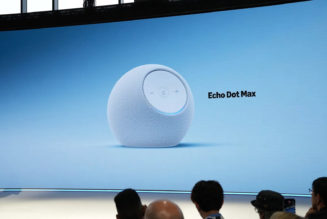 Amazon’s new Echo Dot Max smart speaker bumps up the bass