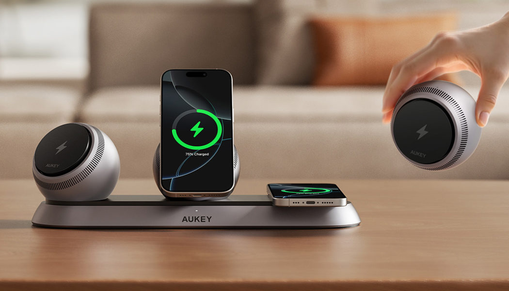 Aukey’s new wireless charger gives you more freedom through the power of the orbs