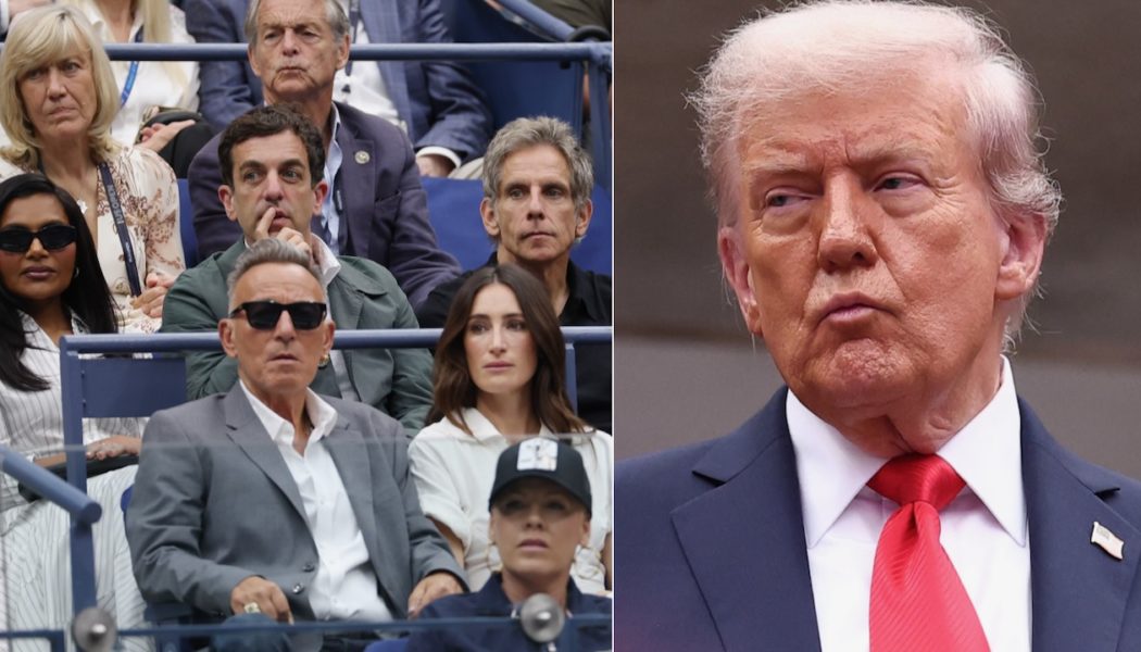 Bruce Springsteen and Donald Trump Find Themselves Face to Face at US Open
