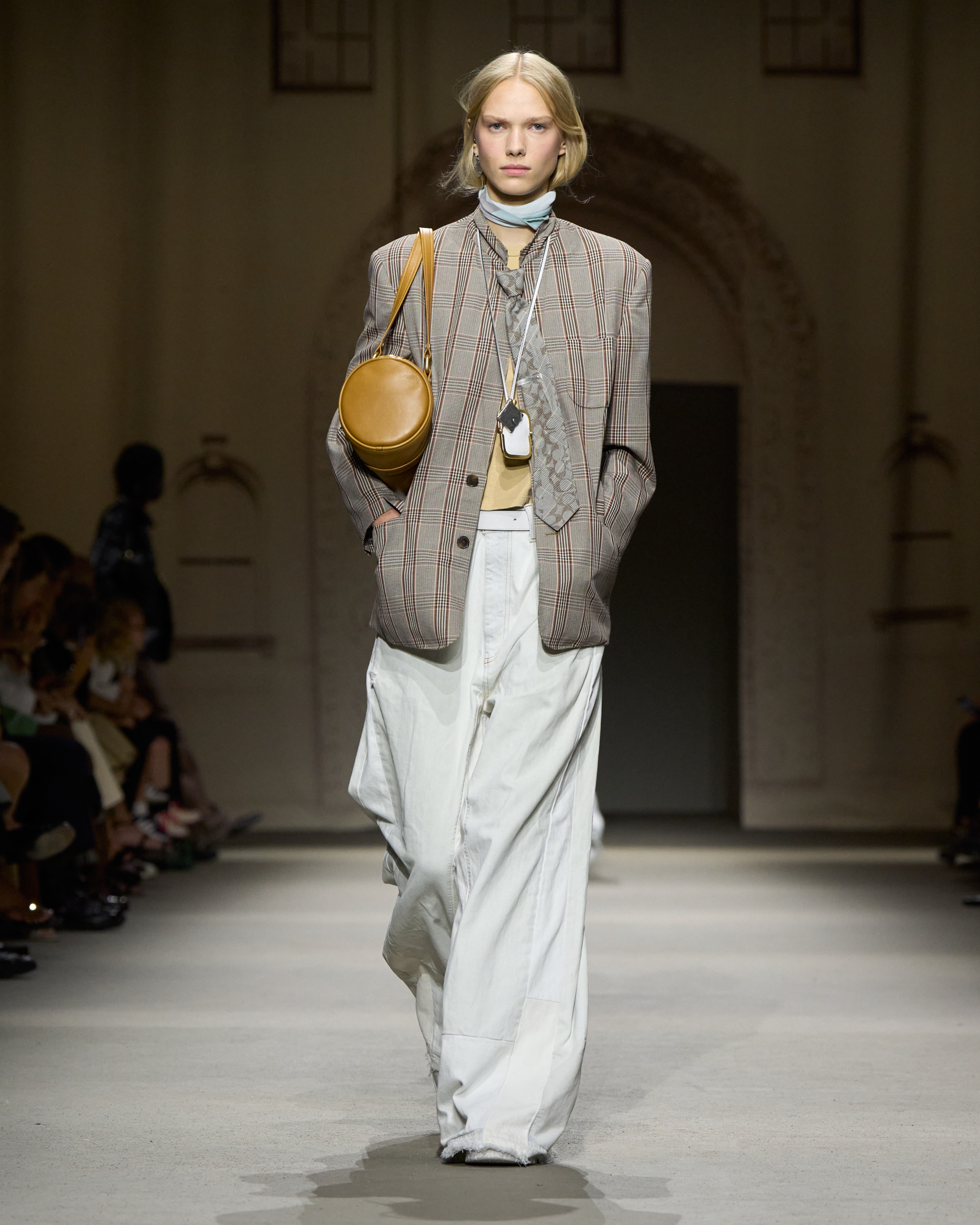 Coach S/S 26 runway clip-on tie trend