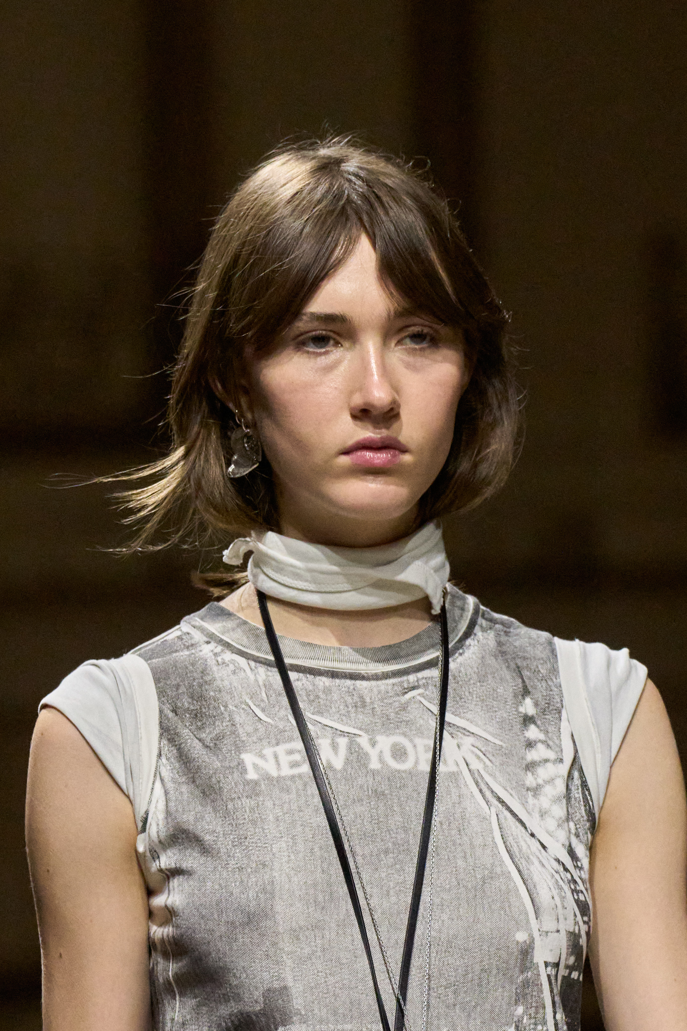 Coach S/S 26 runway, one-earring trend