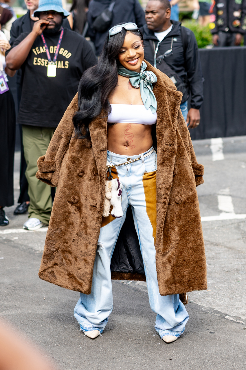 Glorilla at Coach S/S 26 show