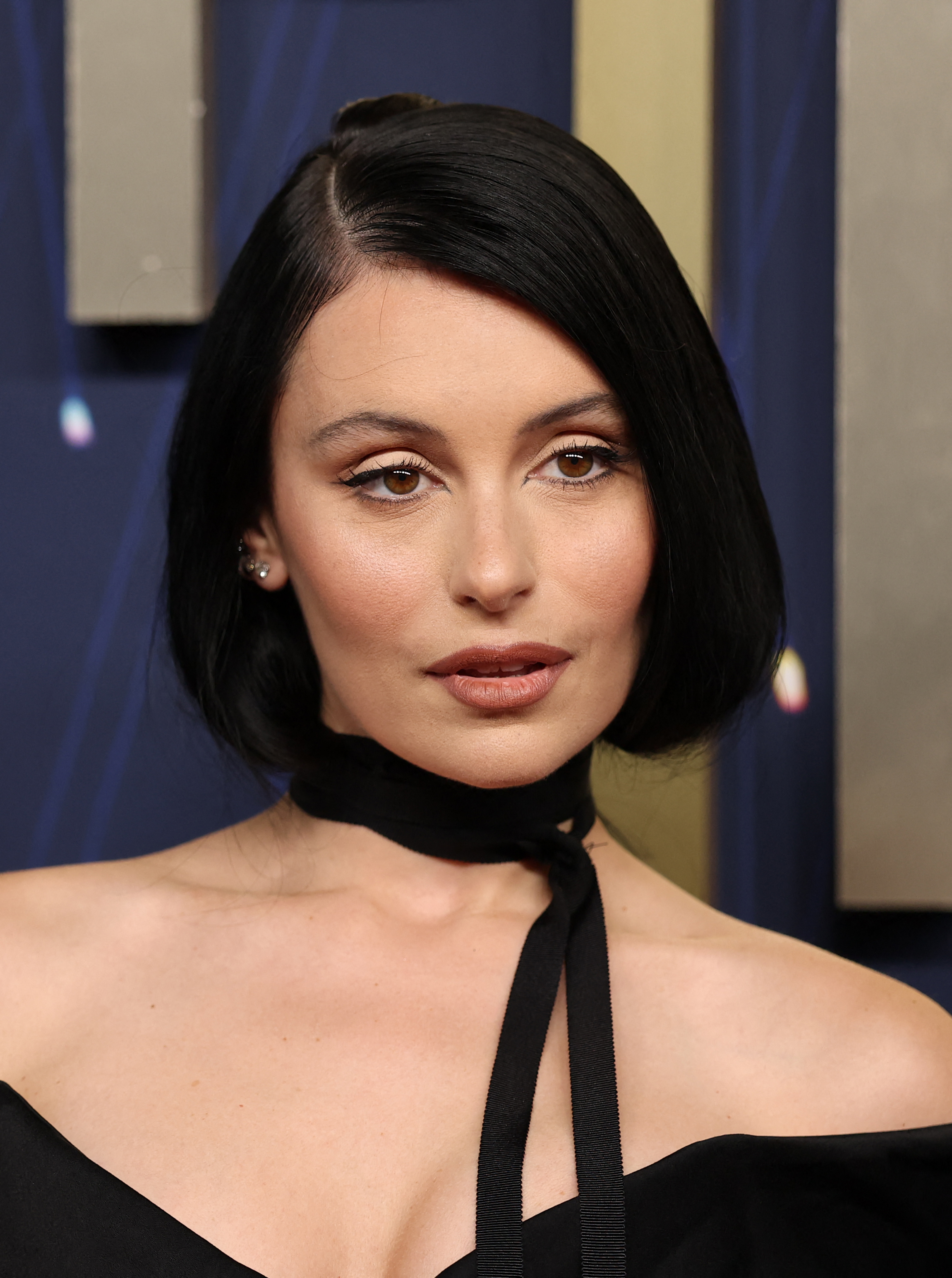 Marta Pozzan arrives for the 77th Primetime Emmy Awards red carpet at the Peacock Theatre