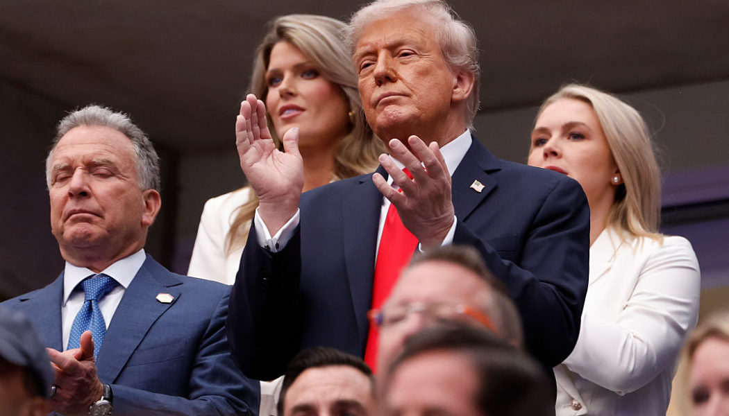 Despite Their Best Efforts To Avoid It, Donald Trump Still Was Greeted By Boos At The Men's US Open Finals