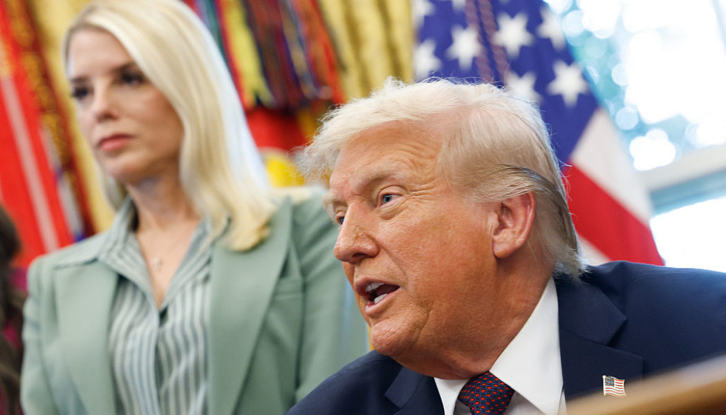 Donald Trump Posts & Deletes & Reposts Message Calling For Pam Bondi To Go After His Rivals