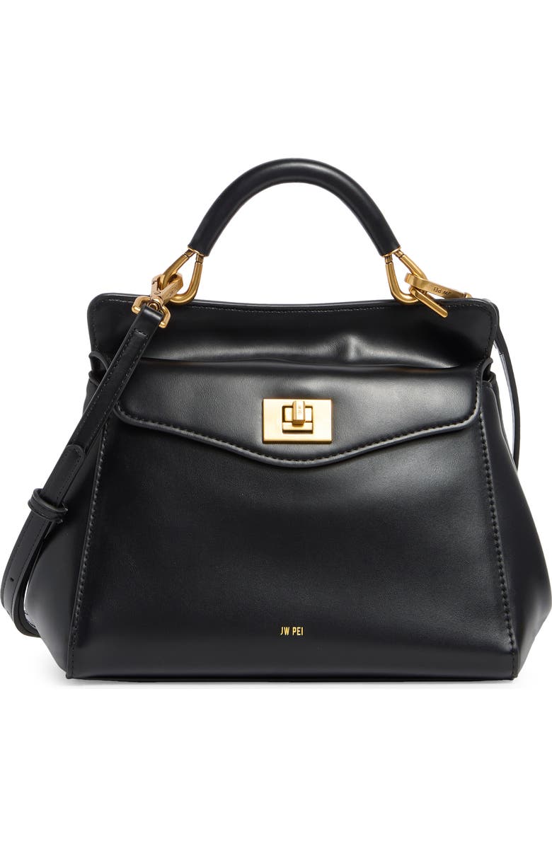 Lucia Faux Leather Top Handle Bag