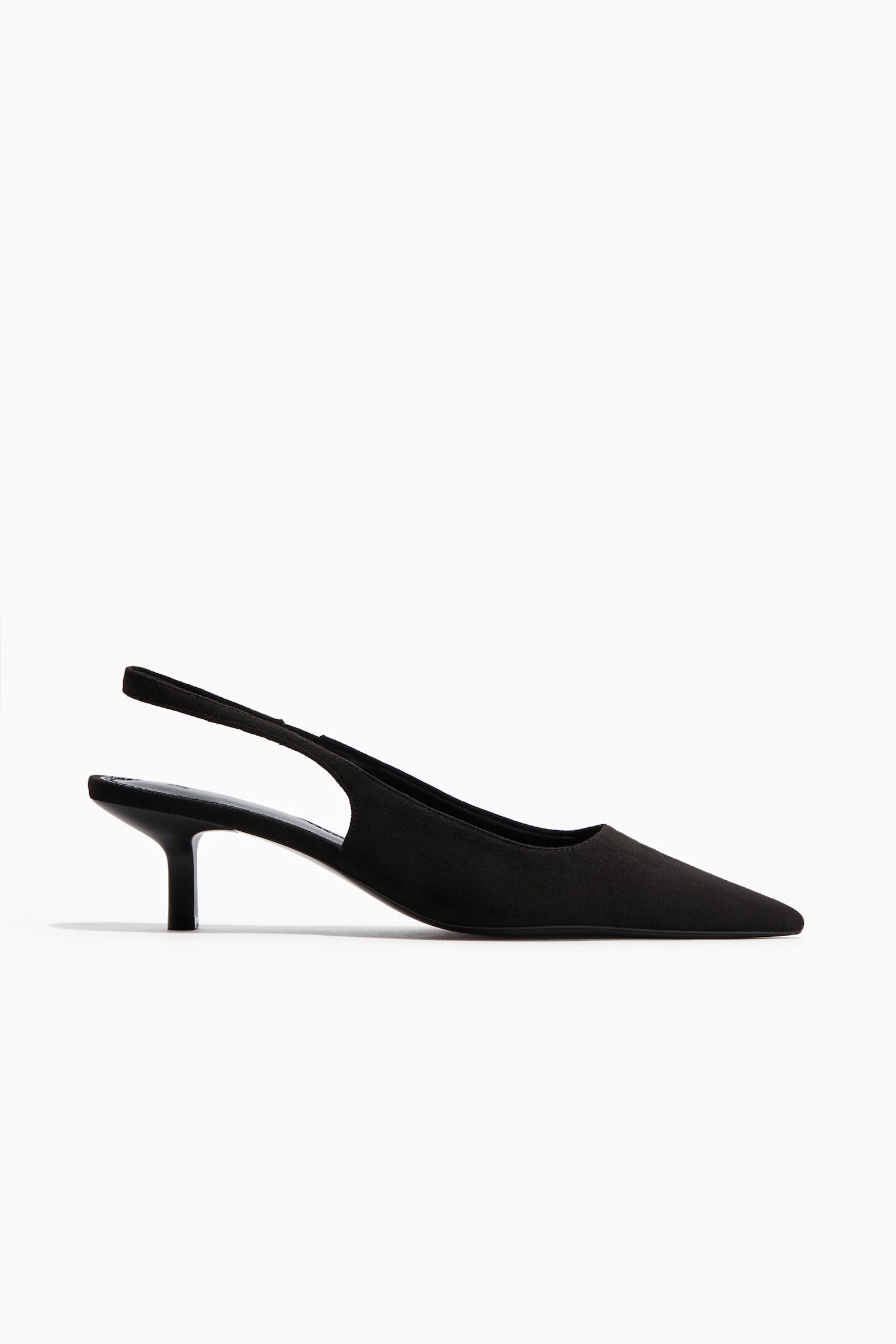 H&amp;amp;M black slingback pumps