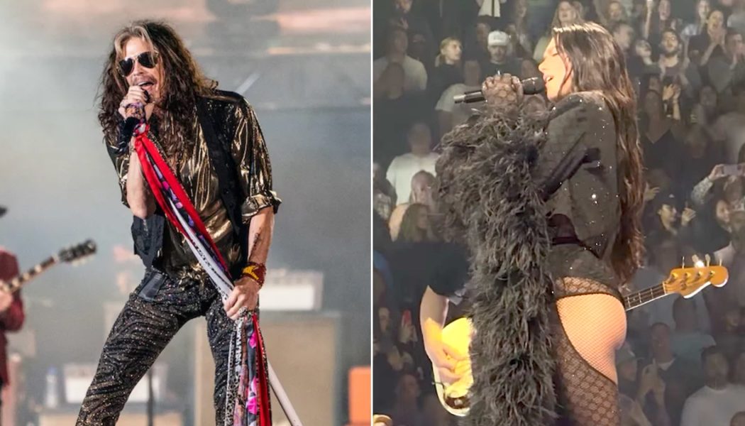 Dua Lipa Covers Aerosmith's "I Don't Want to Miss a Thing" in Boston