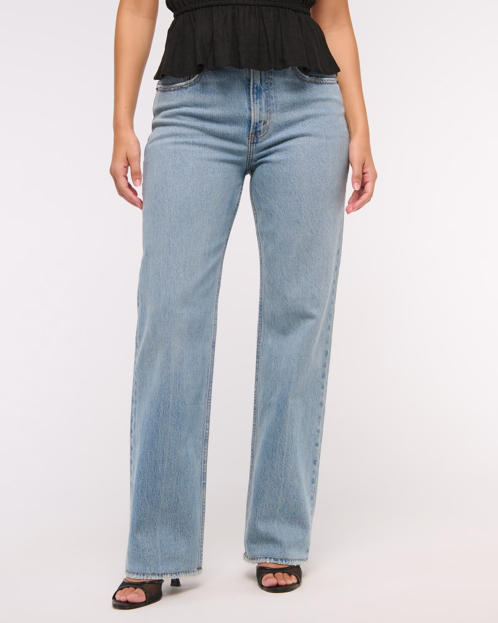 abercrombie, Curve Love High Rise 90s Relaxed Jean